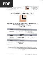 Informe de Estudio de Emisiones Ladrillera LUIS