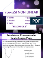 FUNGSI NON LINEAR