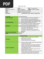 Cefr Lesson Plan