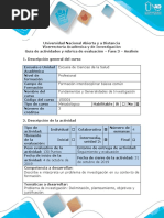 Guía de Actividades y Rubrica de Evaluación - Fase 3 - Análisis