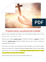 El Espíritu Santo, Una Persona de La Deidad