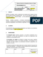 PRC-SST-014 Procedimiento para La Identificación de Peligros, Valoración de Riesgos