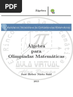 Algebra para Olimpiadas