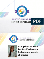 Compliaciones de Los Lentes Esclerales