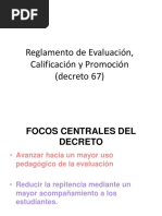 Introduccion Reglamento de Evaluación, Calificación y Promoción (