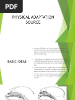 Physical Adaptation Source