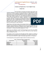 Cost of Capital Analysis and Implications - Case of Agthia Group