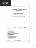 Conducted EMI Filter Design