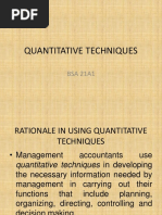 Quantitative Techniques