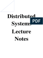 Lecture Notes Distributed System