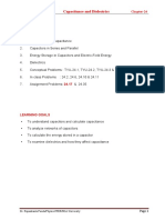 24 - Capacitance and Dielectrics - R K Parida