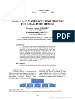 (24513148 - Scientific Bulletin) Design and Manufacturing Process For A Ballistic Missile