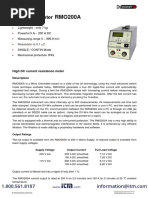 Dv-Power Rmo200a Datasheet