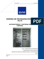 Normas de Programacion de PLC