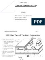 Gate Turn-Off Thyristors (GTOS) : Lecture Notes