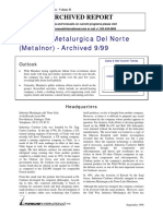 Metalnor (Chile) (Forecast International)