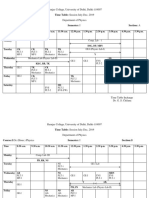 Classwise Timetable