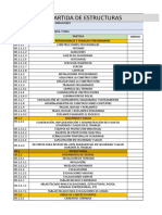 Partidas Estructuras