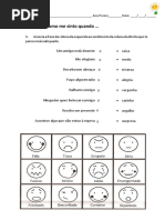 Fichas Trabalhar As Emoções 1