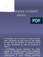 Determinareaumiditatiisolului-Prezentare Ppt-Bun (La Calculator