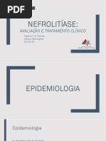 Nefrolitíase - Avaliação e Tto Clínico (8° Período)