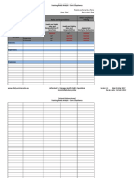 Training Requirements Template