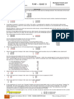 FAR Quiz 3 Biological Assets and Investments With Answers