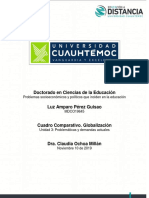 3.1 Cuadro Comparativo. Globalización