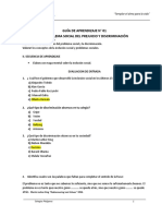 Sesion 1 EL PROBLEMA SOCIAL DEL PREJUICIO Y DISCRIMINACIÓN