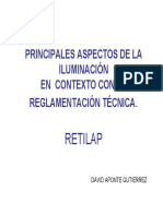 Principales Aspectos de La Iluminación en El Contexto Con La Reglamentación Técnica