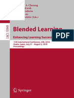 (Lecture Notes in Computer Science 10949) Simon K.S. Cheung, Lam-For Kwok, Kenichi Kubota, Lap-Kei Lee, Jumpei Tokito - Blended Learning. Enhancing Learning Success-Springer International Publishing (