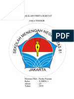 Makalah Cerita Rakyat Jaka Tarub