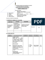 Sesión de Aprendizaje