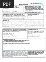 Lesson Plan Guide Practice - Editable