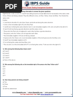 TOP 50 Circular Seating Arrangement Questions Clerk Mains Level-Www - Ibpsguide.com PDF