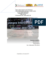 Informe Juegos Intercursos