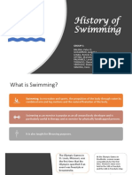 History of Swimming