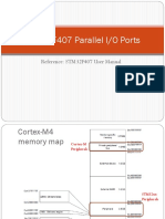 STM32F407 Parallel I - O Ports. Reference - STM32F407 User Manual