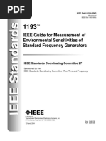 IEEE STD 1193™-2003 Guide For Measurement of Environmental Sensitivities