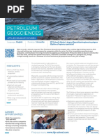 Program Brochure Petroleum Geosciences en 2019