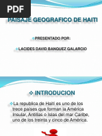 Paisaje Geografico de Haiti