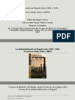 Industrializacion en Bogota:1830-1930