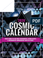 2020 Cosmic Calendar