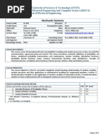 Course Outline Fall19 EE 891 Stochastic Systems