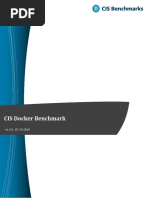 CIS Docker Benchmark v1.2.0