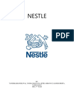 Nestle Marketing Project