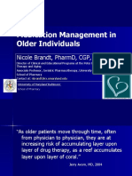 Medication Management in Older Individuals: Nicole Brandt, Pharmd, CGP, BCPP, Fascp