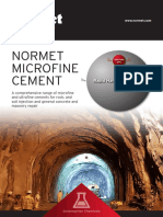 Normet Microfine Cement Brochure Eng 0