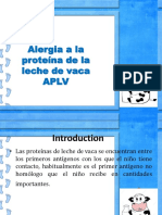 Alergia A La Proteã Na de La Leche de Vaca APLV