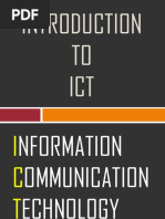 Introduction To ICT